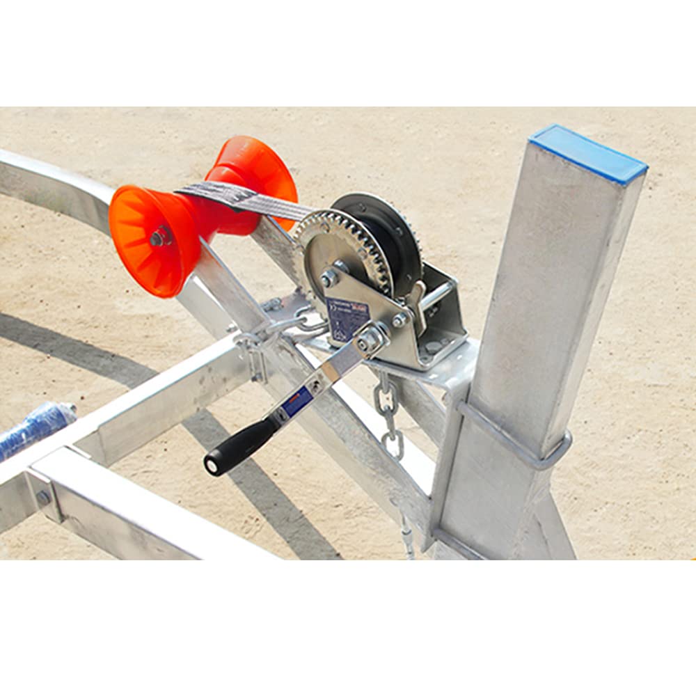 Rullo Di Prua Per Rimorchio Barche UISKEDS - Gomma Resistente, 3 Pollici Per Verricello - Foto 12