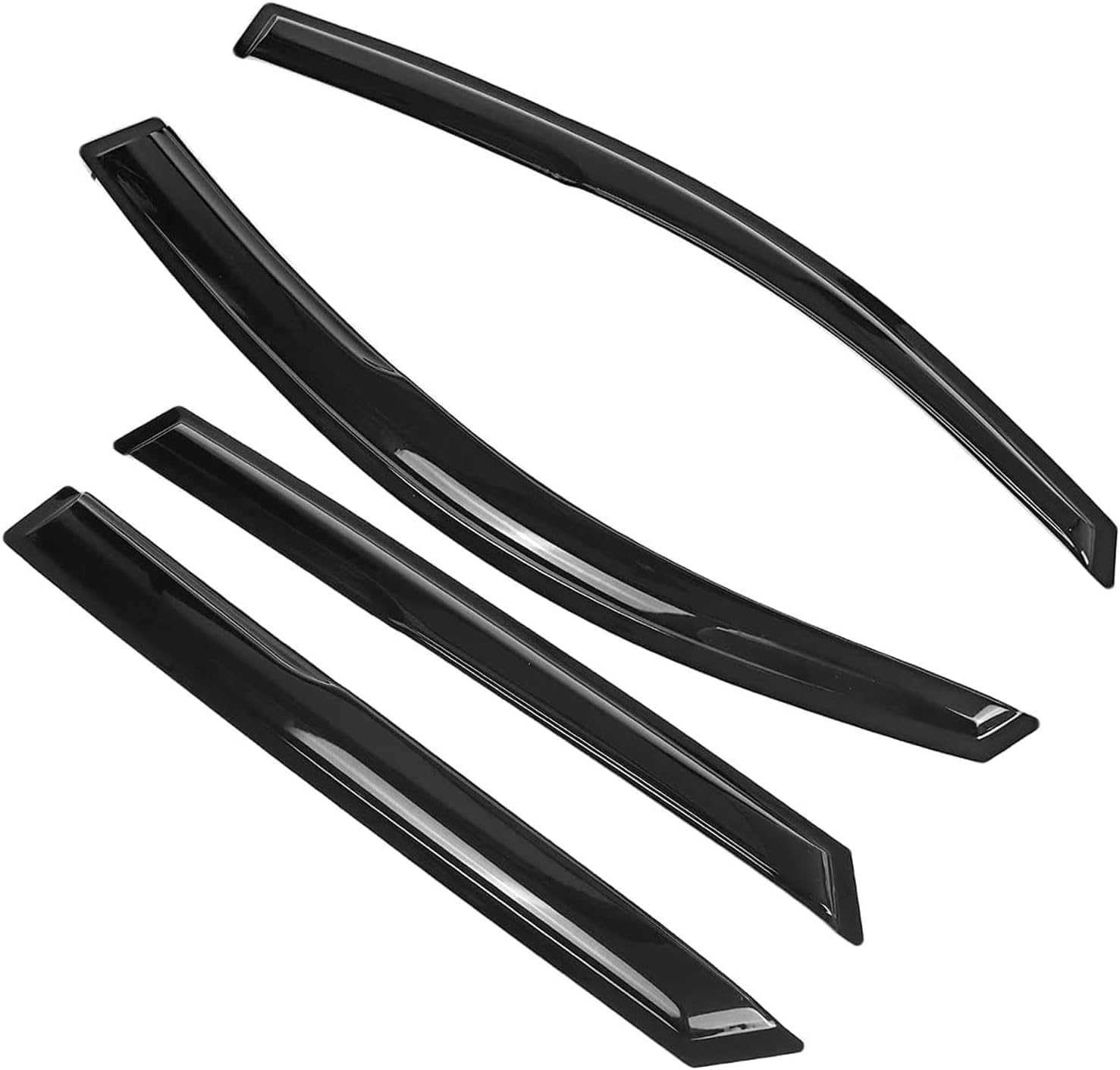 Fengxh Normal 4Pcs Smoke Tint Car Window Deflectors For Hyundai Tucson 2015-2021