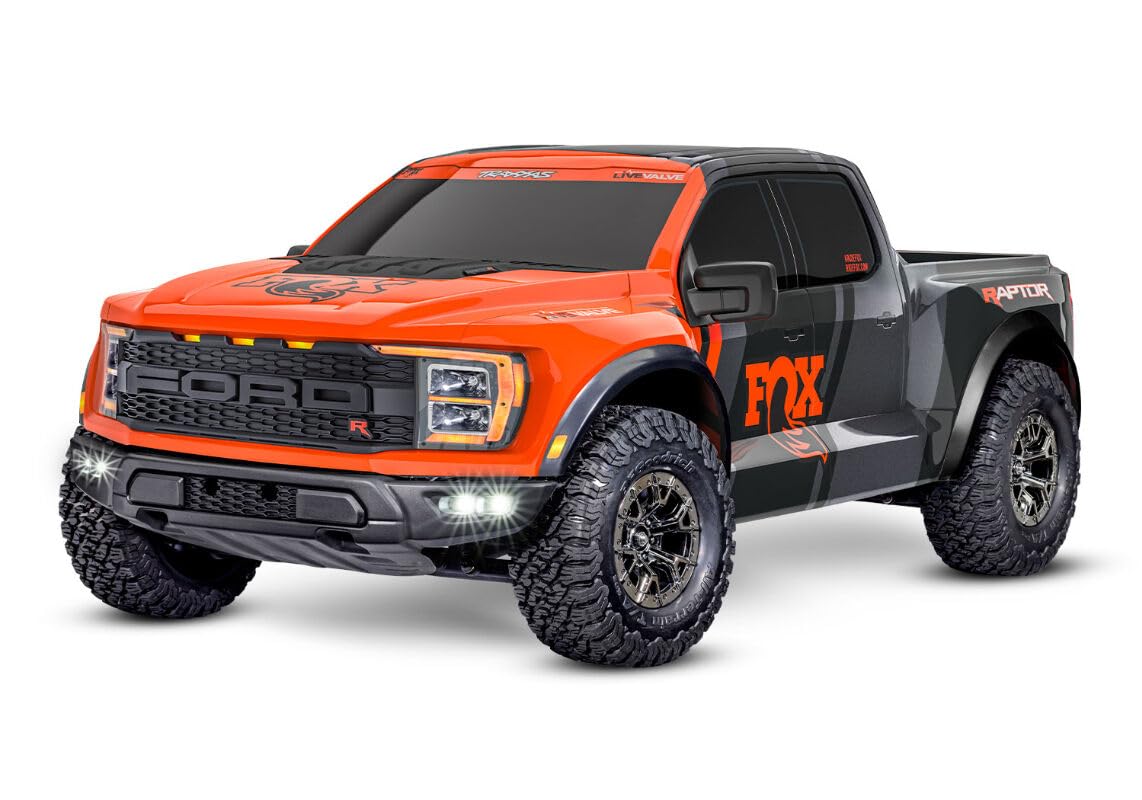 Traxxas RAPTOR ラジコンカー 新品 Amazon.com: Traxxas Ford Raptor R 4X4 Ultimate Orange : Toys & Games