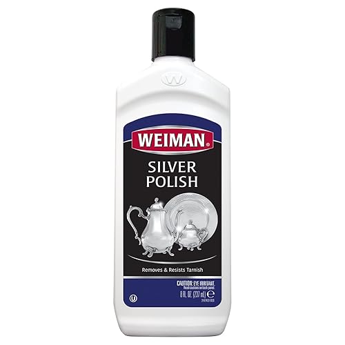 Pulidor de plata de ley botella de 8oz de Weiman 24 Plateado 1 1