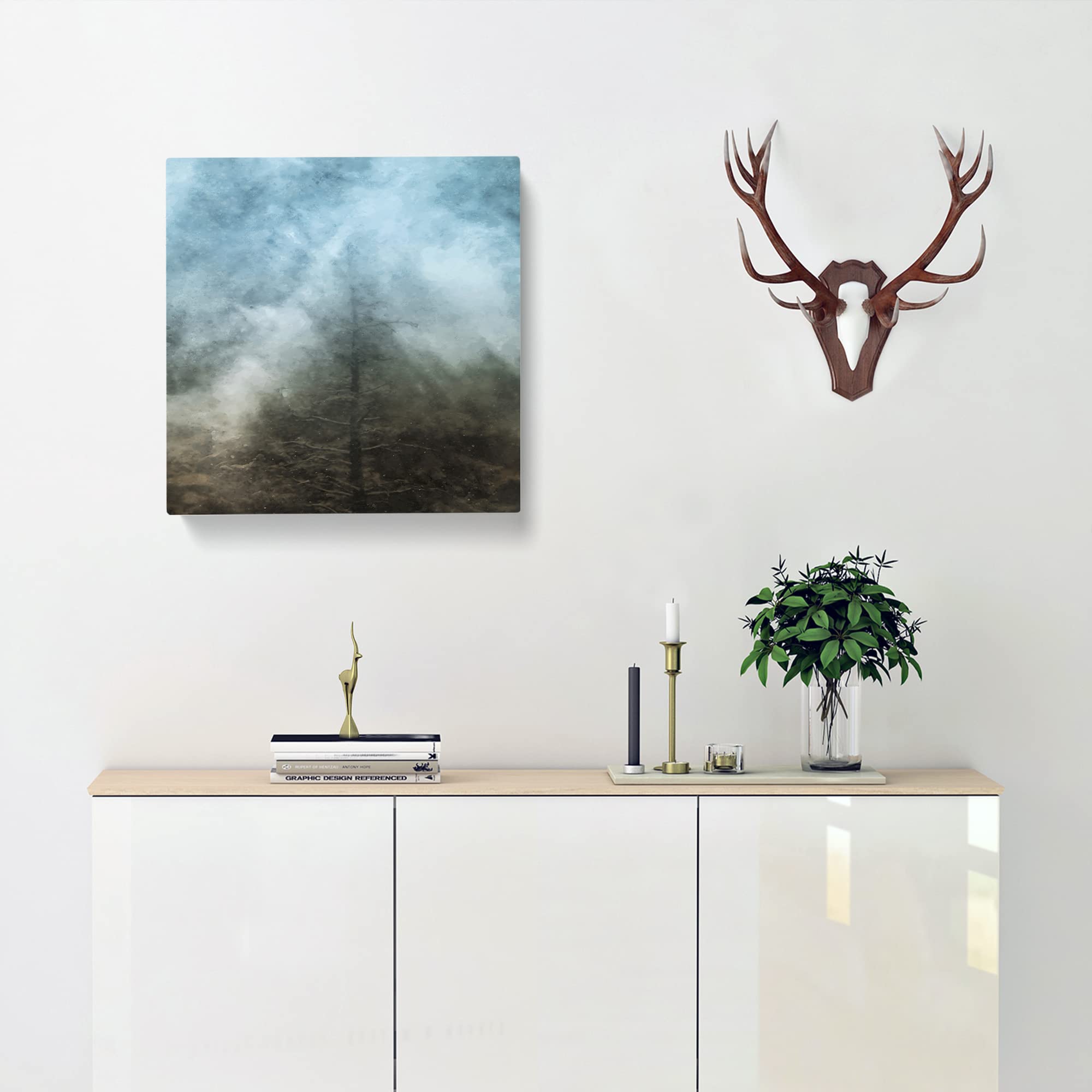 Tree in Boulder Colorado Canvas Print, Mixed, 35L x 35W cm - Image 2