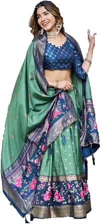 Indian womens ready to wear Flared Chaniya Choli set with stitched Blouse special for navratri M-26