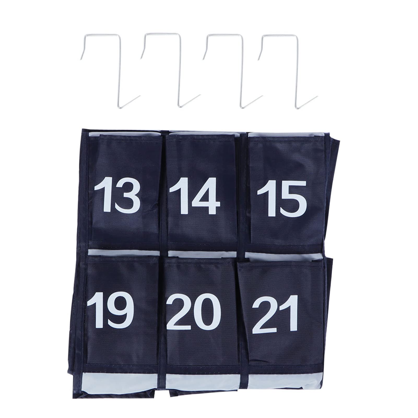Tissting Tableau de Poche Numéroté de Salle de Classe à 30 Poches, Pochettes pour Téléphone Portable, Organisateur de Tableaux, Porte Suspendue et Sac de Rangement Mural