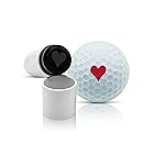 SWVL Sports Love Heart Golf Ball Stamp Marker Multiple Designs Faces, Emojis Icons & More