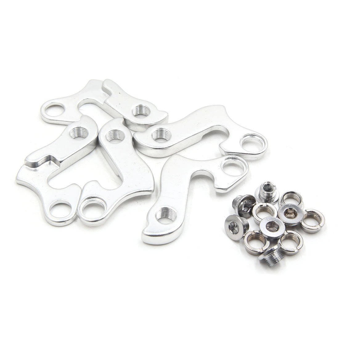 Crochet De Dérailleur Arrière Vélo - Métal - Convertisseur Queue Griffe - 69x33mm - Argenté - Pour VTT/Course