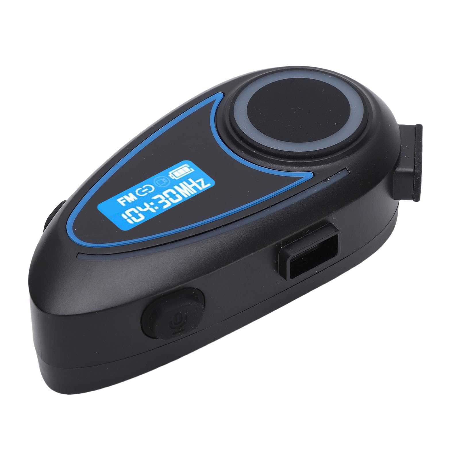 Auricolare Bluetooth per Moto, Altoparlanti per Casco con Cancellazione del Rumore HIFI, Cuffie per Casco Impermeabili Bluetooth 5 4 con Radio FM Assistente Vocale per Tutti i Caschi