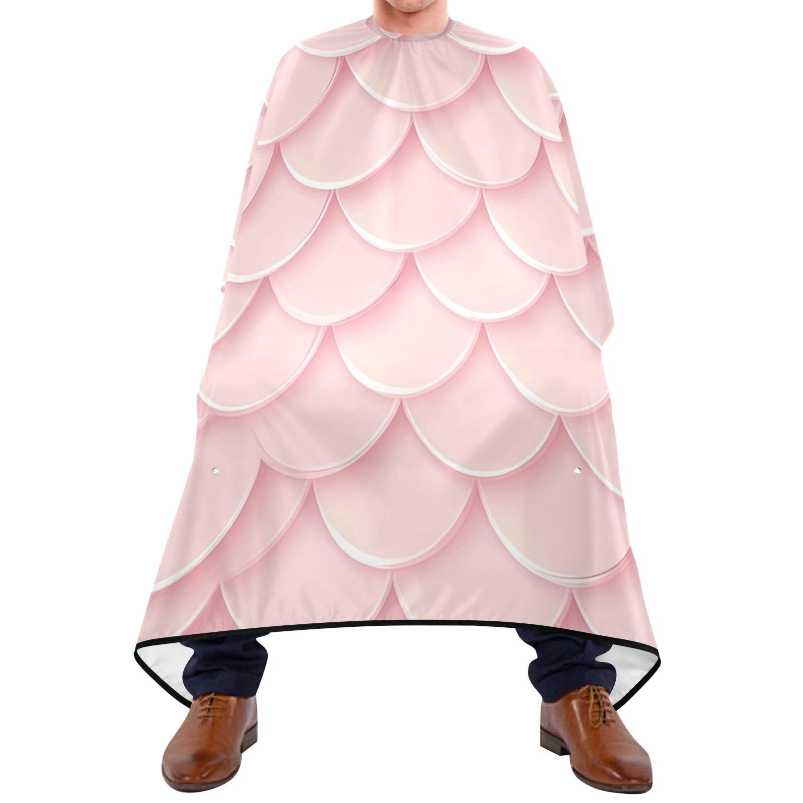 Hezely Mermaid Scales Hair Dye Cape, Barber Cape for Adults,Waterproof Salon Cape,Waterproof Hairdressing Styling Hair Cutting, 65