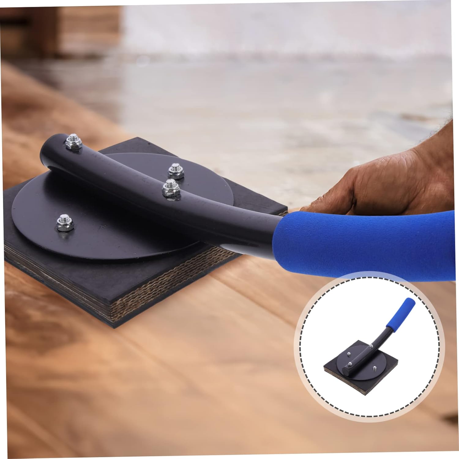 Rubber Clapper Tapping Tool Heavy-duty Flooring Installation Block for Lvp Tapping