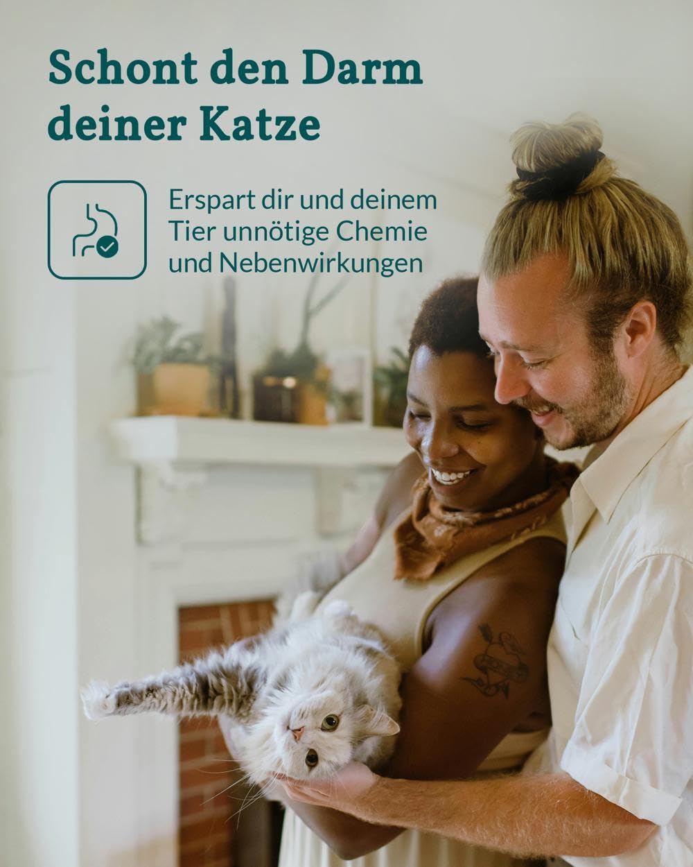 vetevo Wurmtest Katze Plus, Inkl. Giardien, Bandwürmer, Lungenwürmer Katze, 10x Wurmtest für Katzen, Ergebnis in 24h, alle Katzen