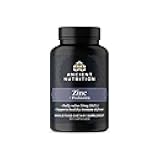 Ancient Nutrition Probiotics and Zinc Supplement, Supports Healthy Immune System and Gut Health, Made Without GMOs, Superfoods Supplement, Paleo and Keto Friendly, 30 Count