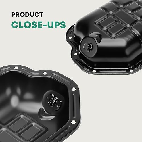 Miniatura 9 de YHTAUTO Cárter de aceite inferior con tapón de drenaje de repuesto para Nissan Altima Pathfinder Murano Quest Infiniti QX60 JX35 V6 3.5L