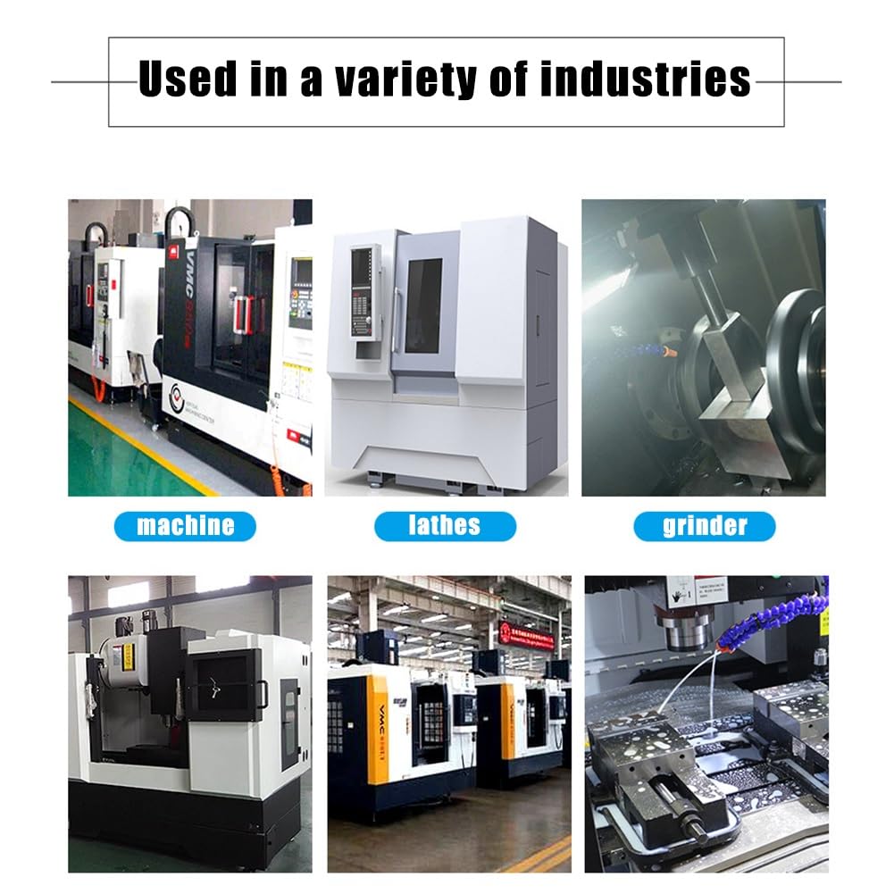 DONGXIAO Światło robocze LED do obrabiarek, długi pręt do tokarki CNC, wodoodporne światło przeciwwybuchowe, kwadratowe złote światło robocze ze stopu aluminium(30W/110-220V)
