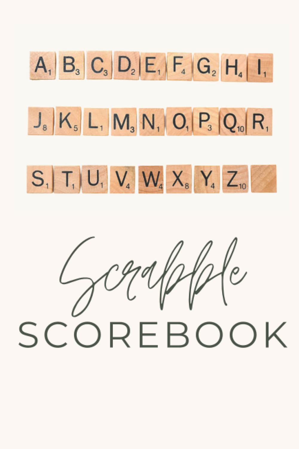Scrabble Scorebook: Notebook to Keep Track of All Your Scrabble Games