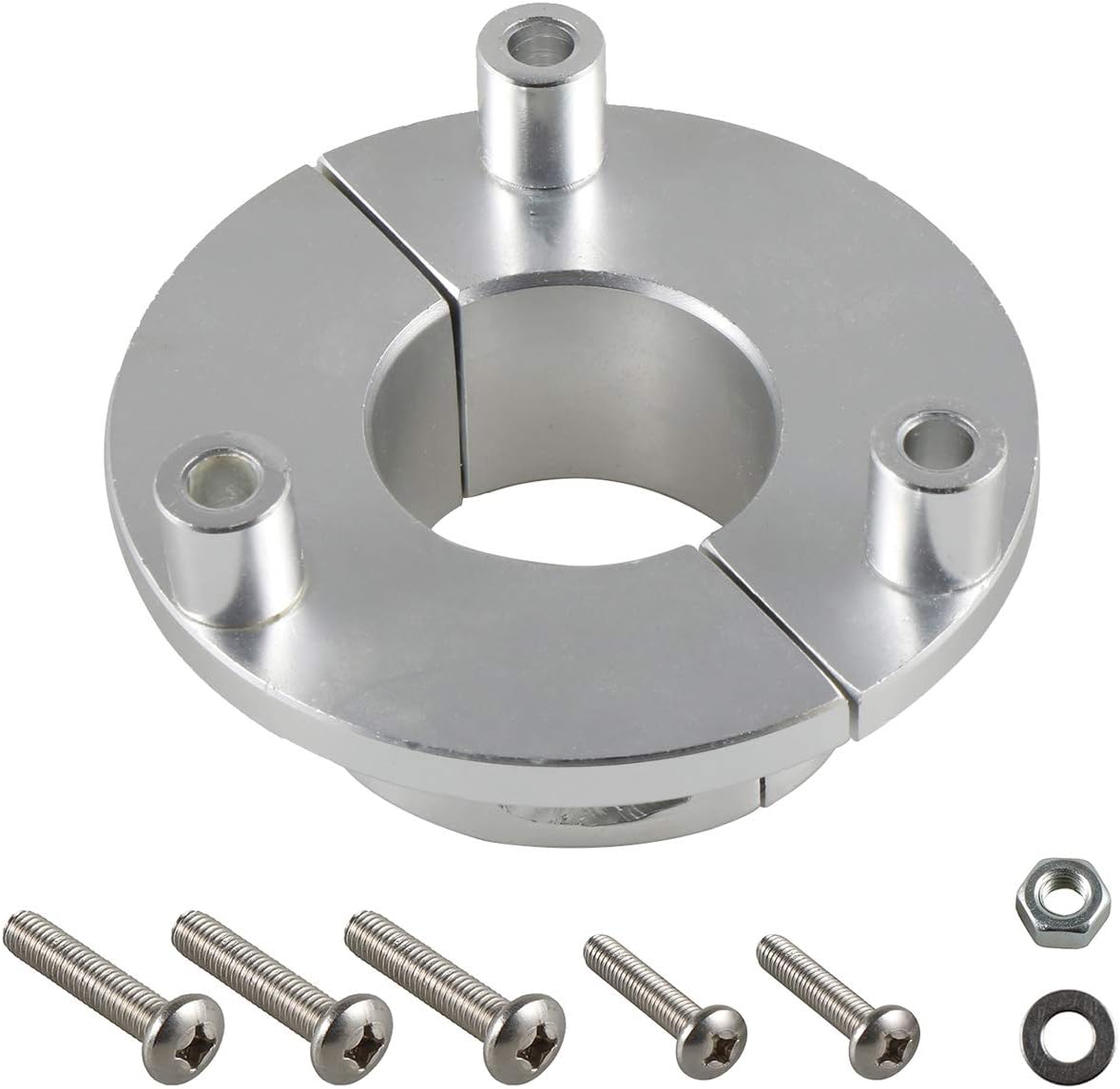 UAUS plata 1.417 in CNC adaptador para 1.5 pulgadas 66cc 80cc motorizado bicicleta bicicleta