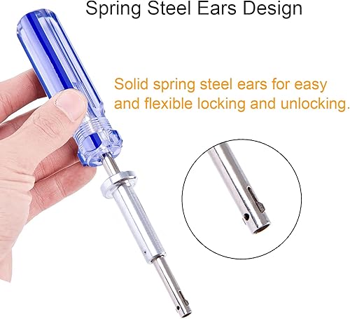 Miniatura 7 de Groword Herramienta de TV Terminator de 7 pulgadas - LTT-7 GTT-7 CATV Terminador de bloqueo de cable - Llave de choque de cable coaxialcoaxial - Azul