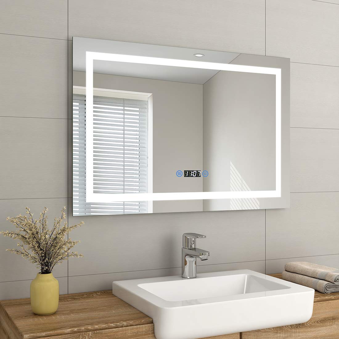 Buy EMKE 1000 x 700mm Illuminated LED Bathroom Mirror LED Mirrors Light