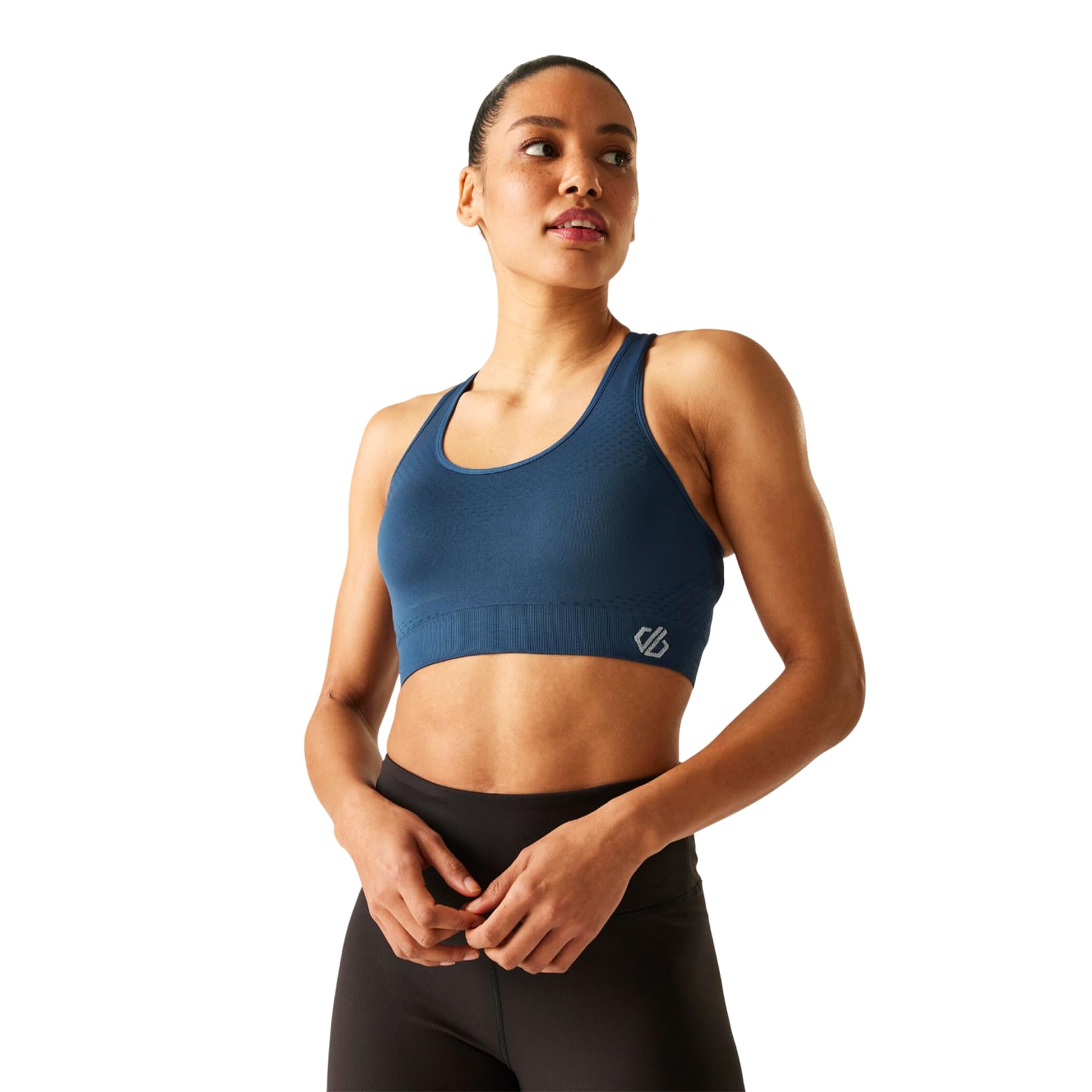 Dare2b Women's Don't Sweat It III Sports Running Bra, Quick Dry Antibacterial Gym Bra