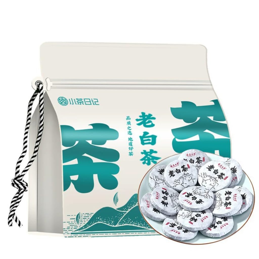 Thé Blanc Vieilli 500g | Thé En Mini-gâteaux À L'arôme Riche 17,64oz | Thé Pressé De Première Qualité | Boisson Naturelle Saine