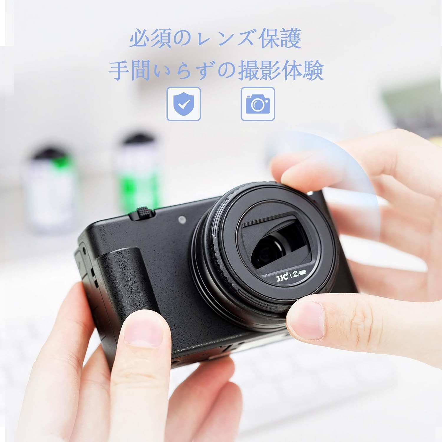 Amazon | JJC レンズキャップ レンズバリア ソニー Sony ZV-1F 専用 ZV