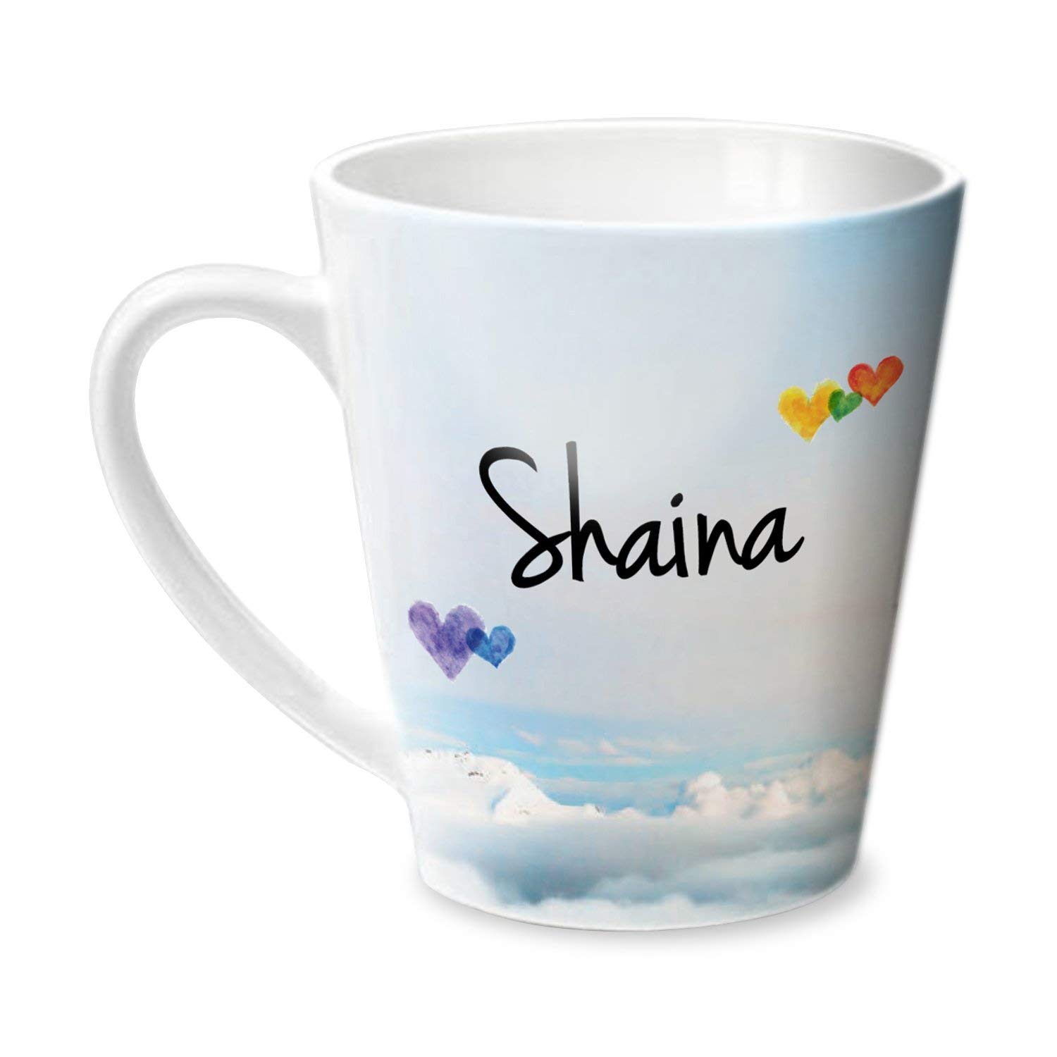 Hot MuggsSimply Love You Shaina Conical Personalised Name Ceramic, 315ml, 1 Unit