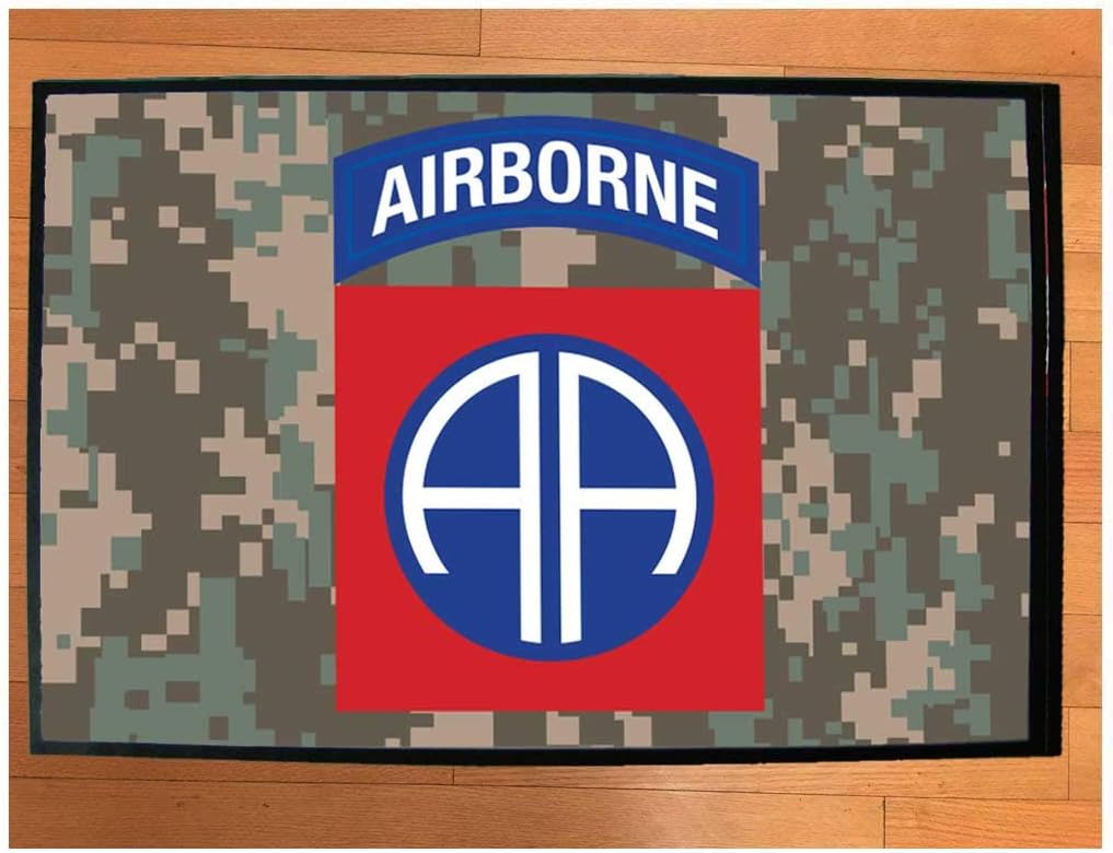 VictoryStore Home Accessories: 82nd Airborne Division Door Mat 24 inches x 36 inches