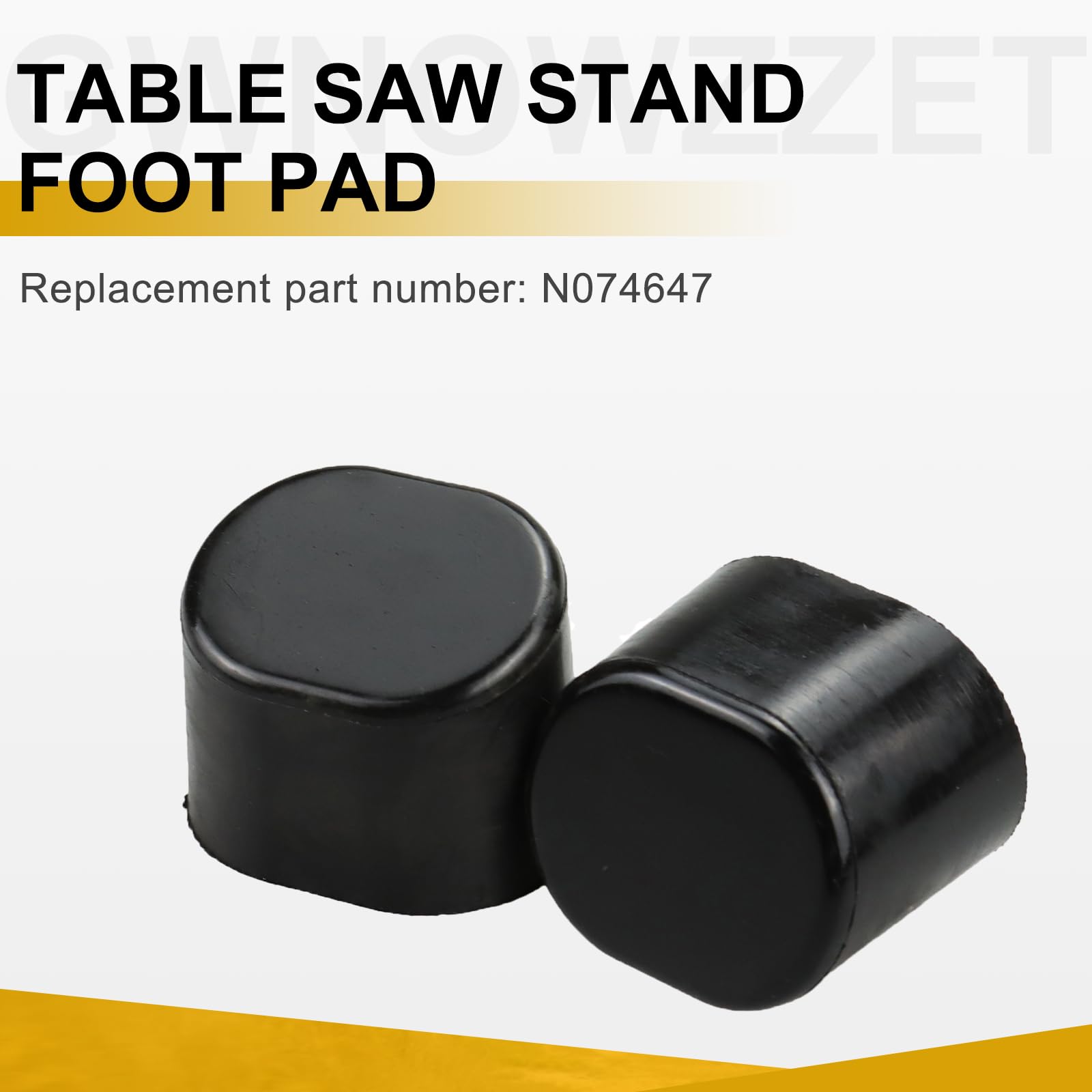 N074647 Table Saw Stand Foot Rubber Pad Replacement for