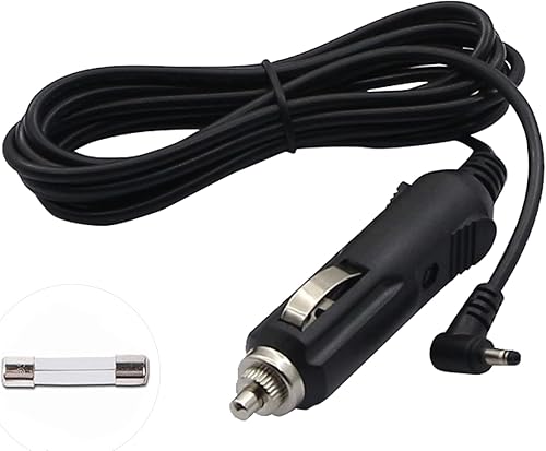 Miniatura 2 de QIANRENON 12V-24V 2A DC 0.138 in x 0.053 in Cable de cargador de coche encendedor de cigarrillos a 90 grados DC cargador de coche cable de