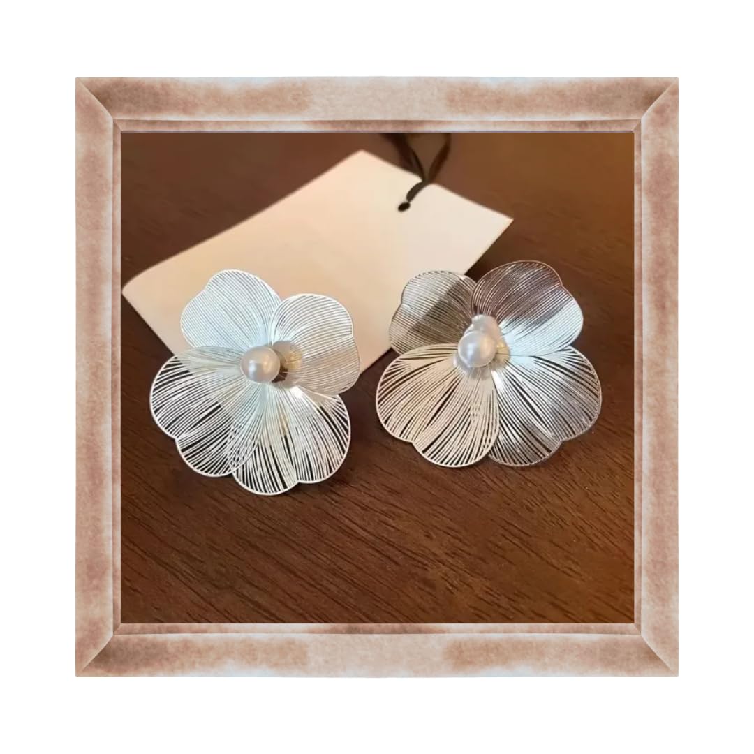 Anti Tarnish Flower Earrings Studs for Women & Girls, Jewellery for Women, Best Gift for Birthday, Anniversary & Wedding (B0D74HMK2S) Amazon Price History, Amazon Price Tracker