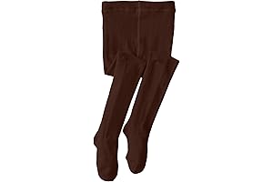 Brown Tights – Seamless Organic Cotton Tights for Playful Comfort