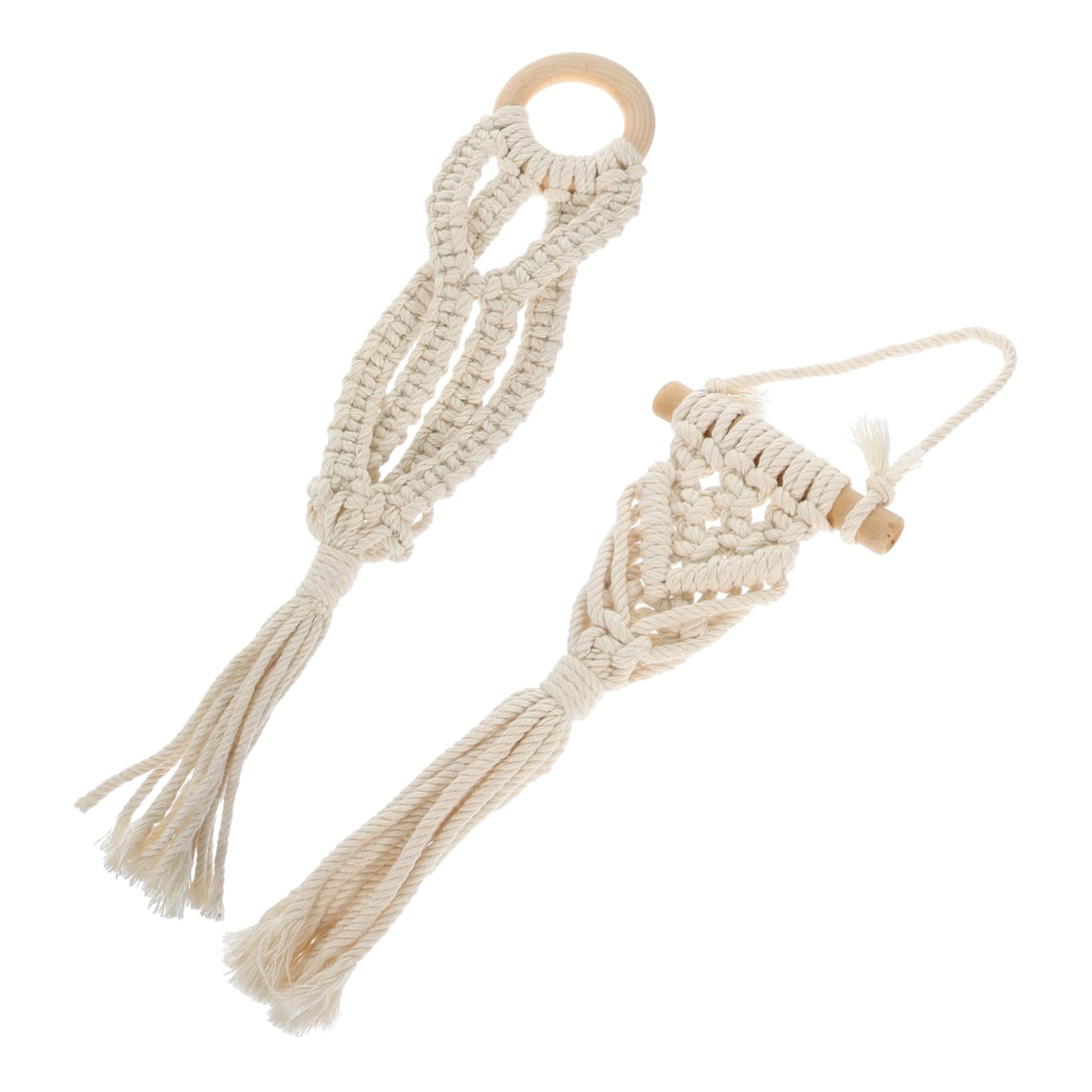 Mipcase 6pezzi Macrame Plant Hanger Appendini Per Vasi Sospesi Per Decorazione Ed Design Per e