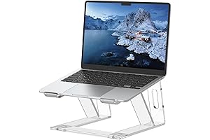 SOUNDANCE Acrylic Laptop Holder (Crystal Clear)
