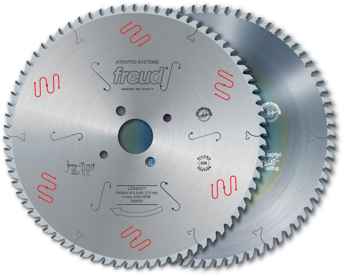 Freud LSB32004 320mm 60 Tooth Carbide Tipped Panel Sizing Blade for Single or Multiple Panels, One Size