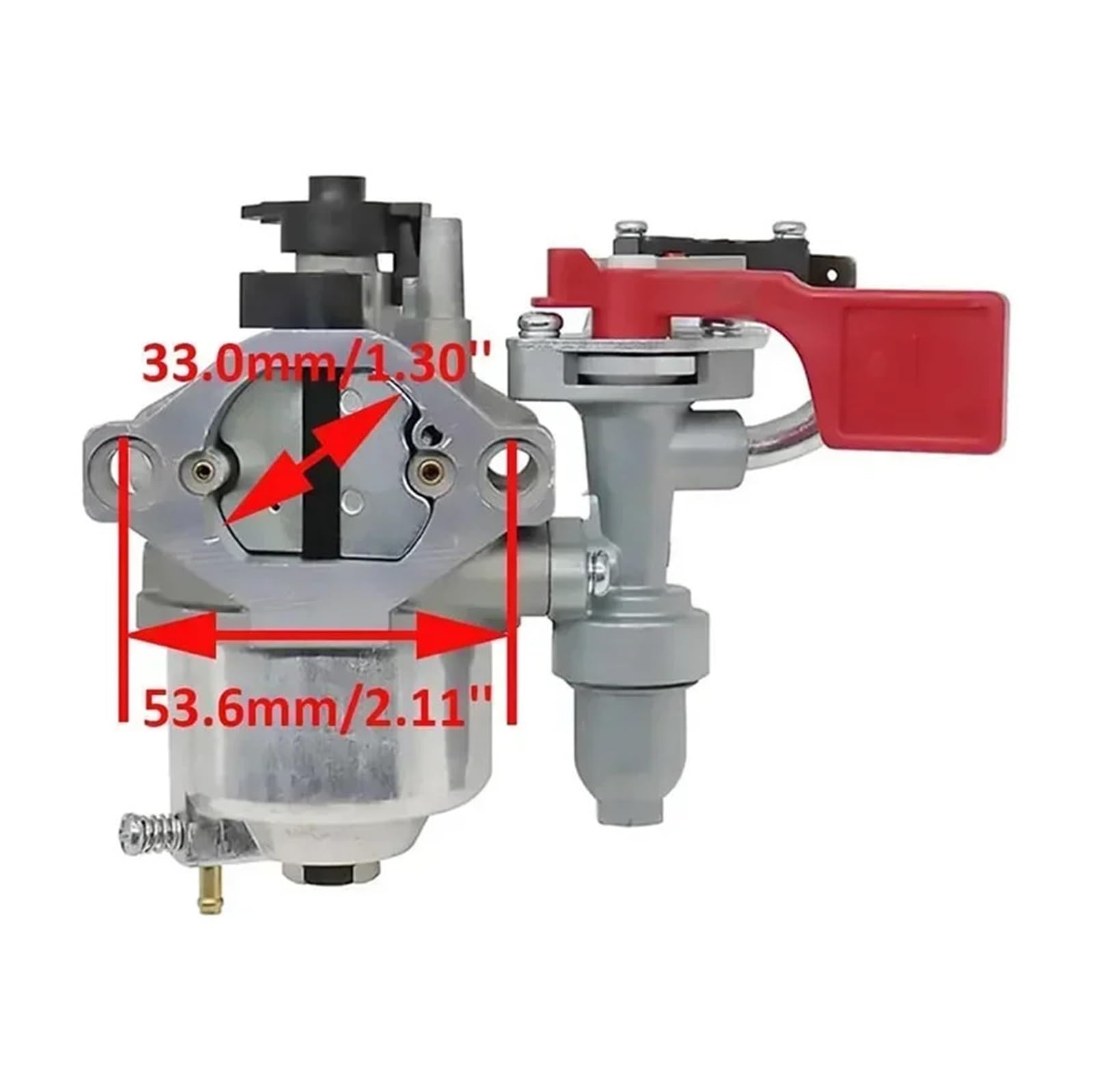 Dingmao Carburador 84004885 799060 Compatible con motor Bri-ggs Stratt-0n 19H252 19L132 19L136 19L137 Vanguard