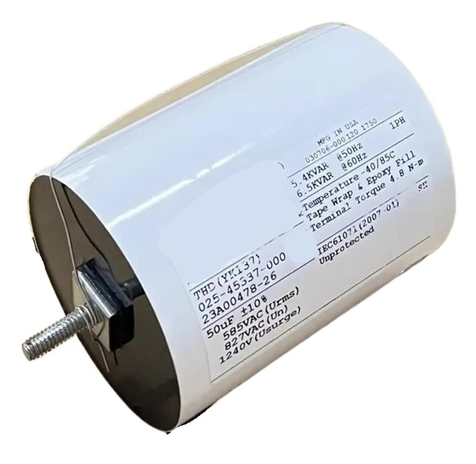 KSZHZYMGX (YK737) 50uF 585V AC 827V AC 1240V AC filter film capacitors