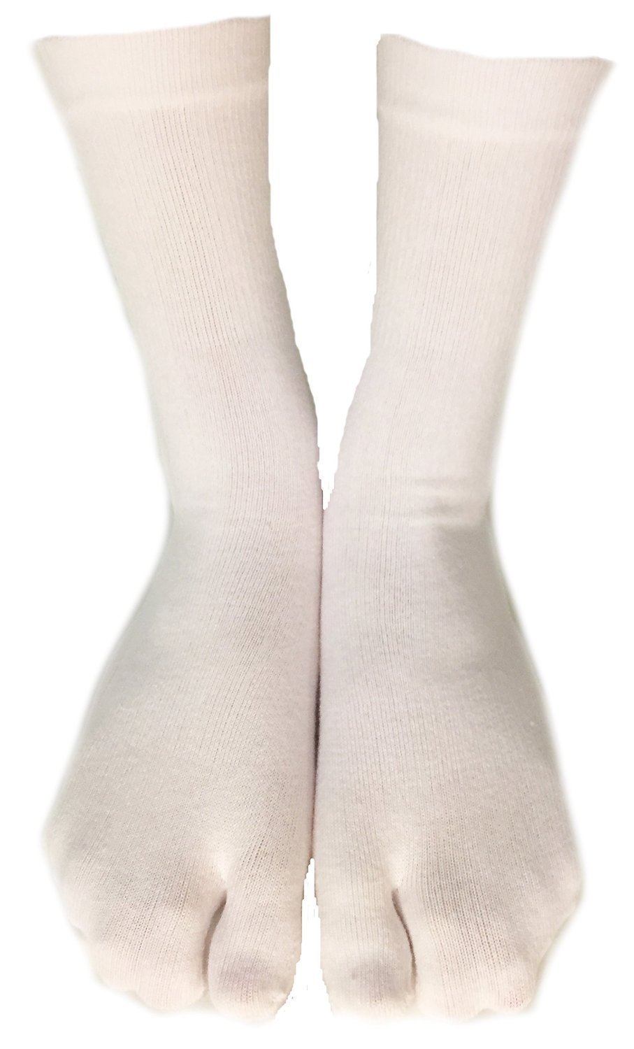 Socks- Comfortable Soft White Ankle-High Toe Socks