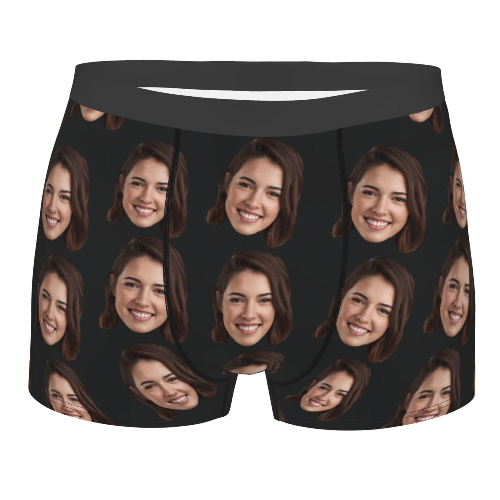Custom Men's Underwear with Face, Personalized Boxers Panties for Men,Gifts for Husband Boyfriend Girlfriend Father