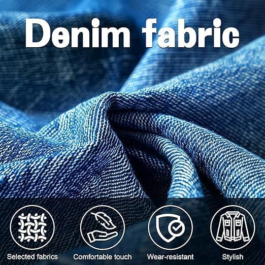 Personalized Kids Denim Patch Jacket with Names | Girls Clothes for Kids | Back to School Outfit | Outerwear Jacket Birthday Easter Gifts for Toddlers Girls Boys 1-84