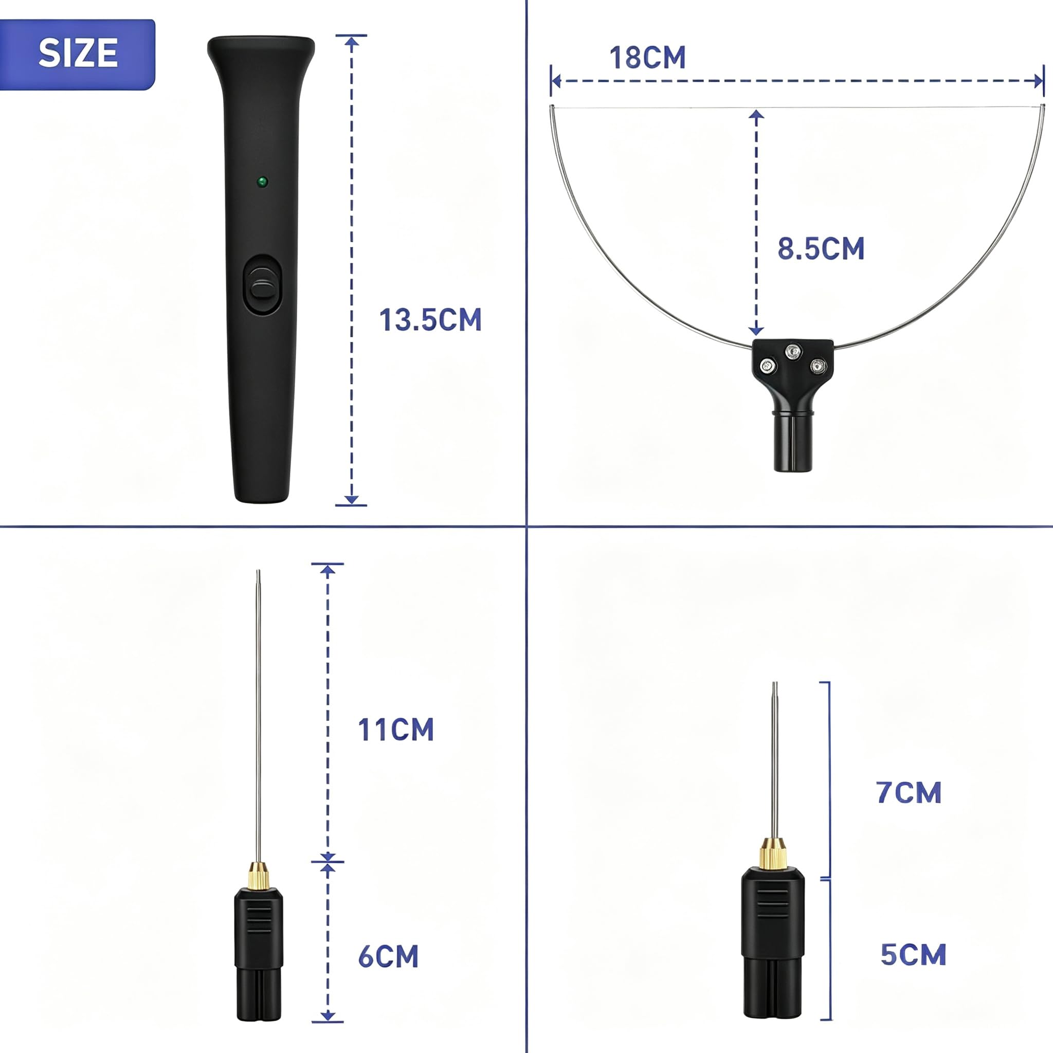 Elektryczny Obcinak Do Pianki 3 W 1, 18w, Zestaw Z Ostrzonym Drutem (UK-Plug null)
