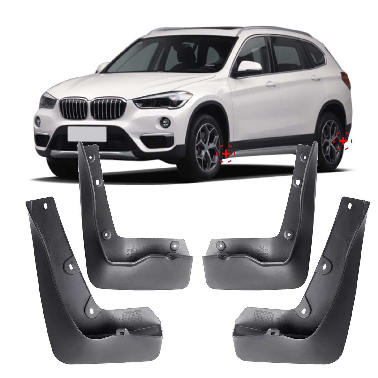 Amazon | ontto bmw専用 泥除け 車用 マッドガード マッドフラップ 泥