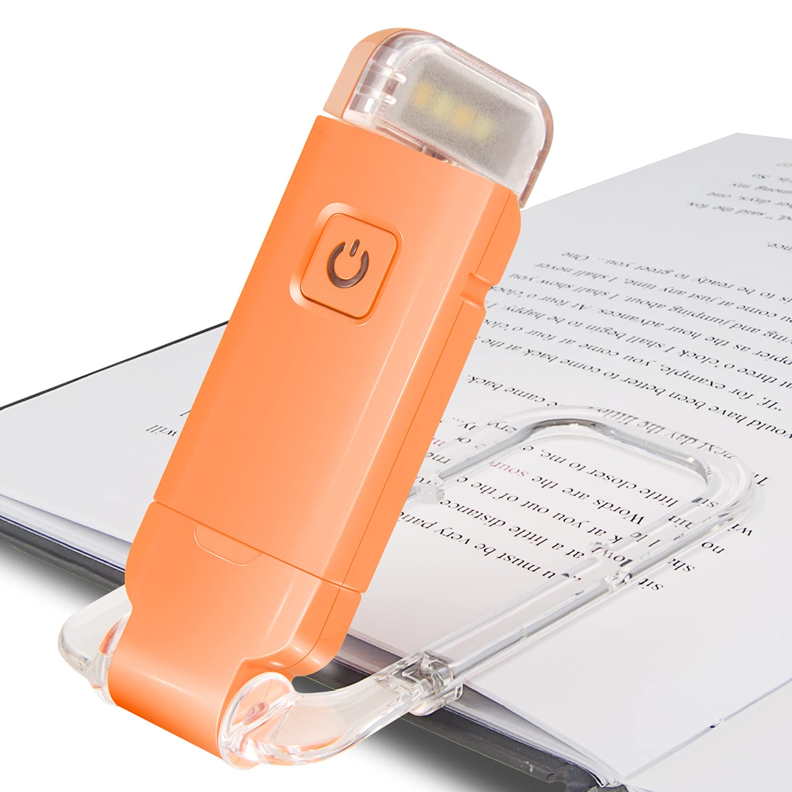 Lampada Da Lettura Ricaricabile Dokkita - 3 Luminosità, Pieghevole, Per Libri E EBook - Regalo Ideale - Foto 6