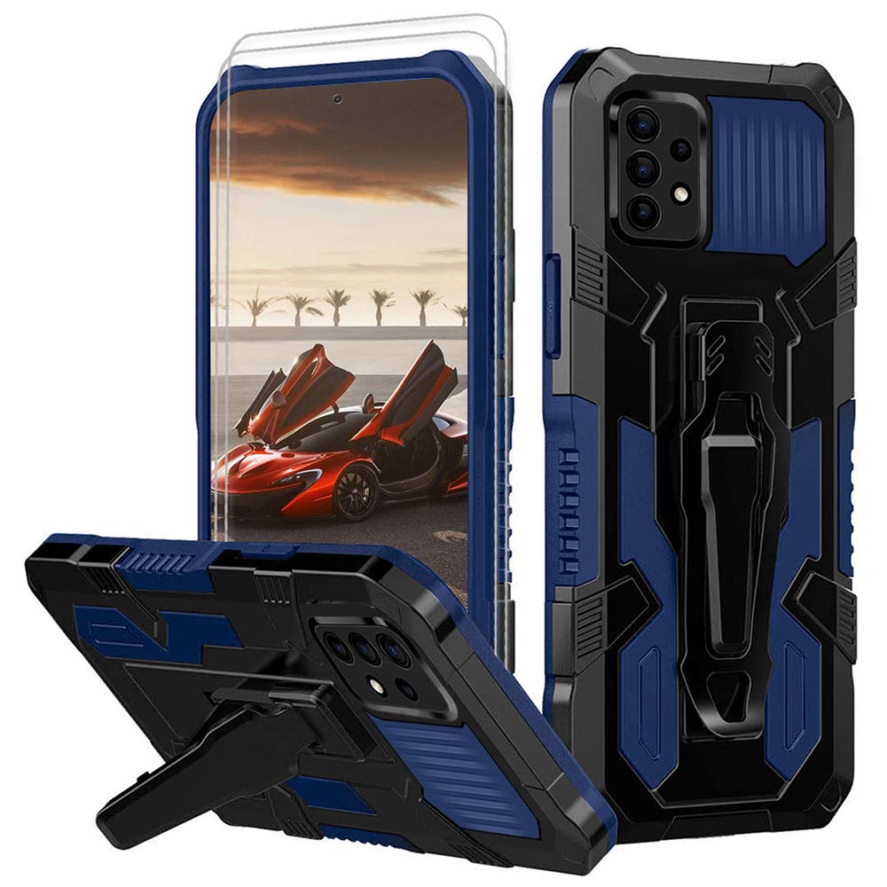 Compatible with Samsung A52 Case Military Grade Heavy Duty Protection Phone Case for Samsung A52 Anti Drop 15ft. Drop Tested Cover with Kickstand and