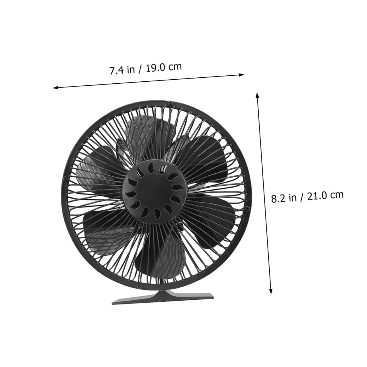 Amosfun Kaminofenventilator Wärmebetriebener Ofenventilator Für Kamin Energieeffizient Und Sicher