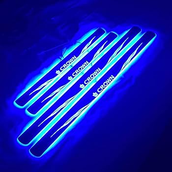 クラウン⑧ LEDアクリルプレート トヨタ 17 18 200 210 220 光るLEDアクリルプレート「18クラウン」