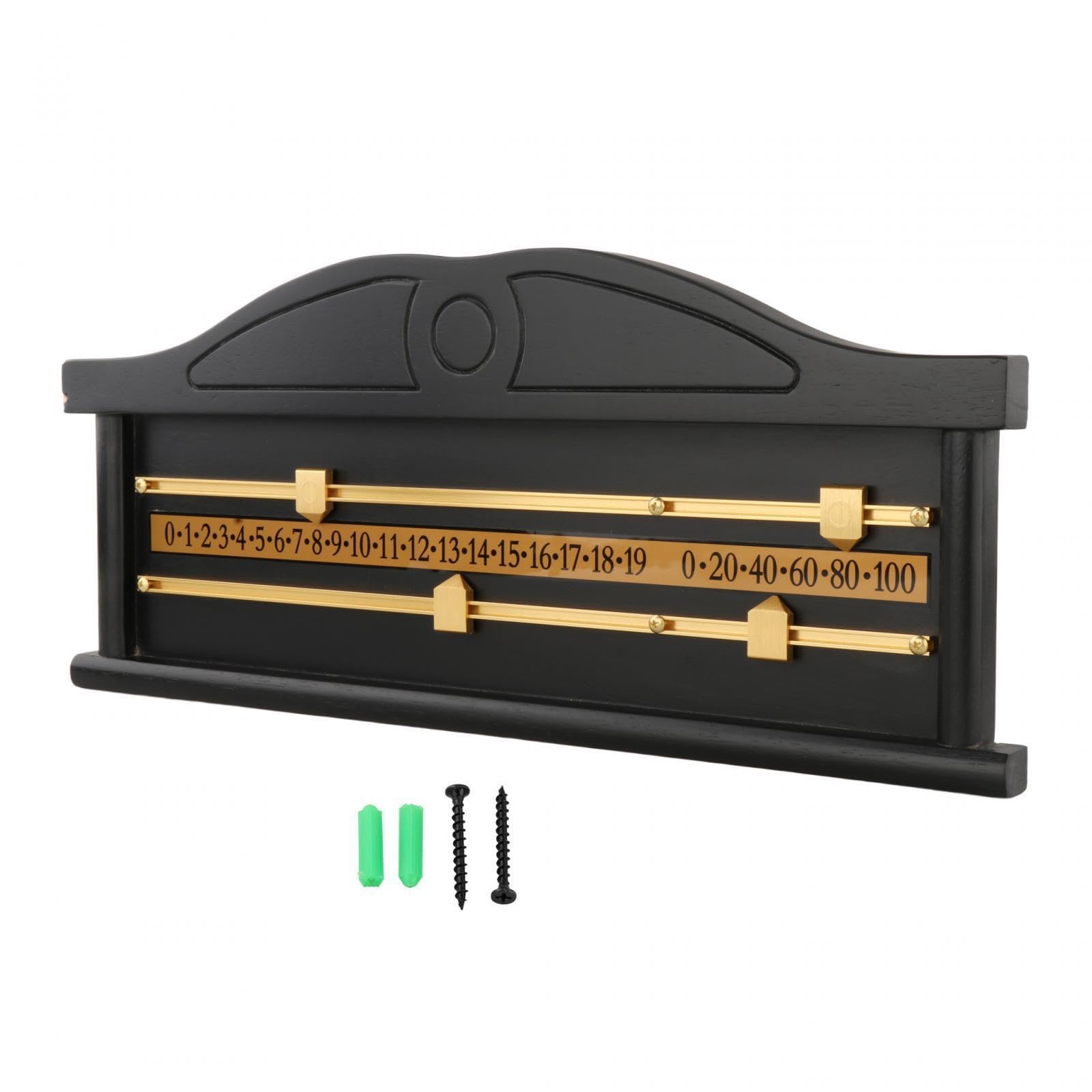 Tabelloni segnapunti da snooker in legno, ampiamente utilizzati in sale da gioco e casa, tabelloni segnapunti montati su shuffleboard, legno, materiale realizzato