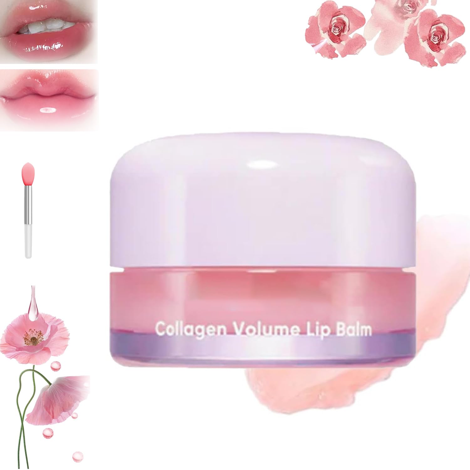 BALODI Probioderm Lip Balm, Probioderm Collagen Lip Balm, Probioderm Collagen Volume Lip Balm, Probioderm Lip Mask, Moisturizing, Hydrating, Exfoliating, Lightening Lip Lines