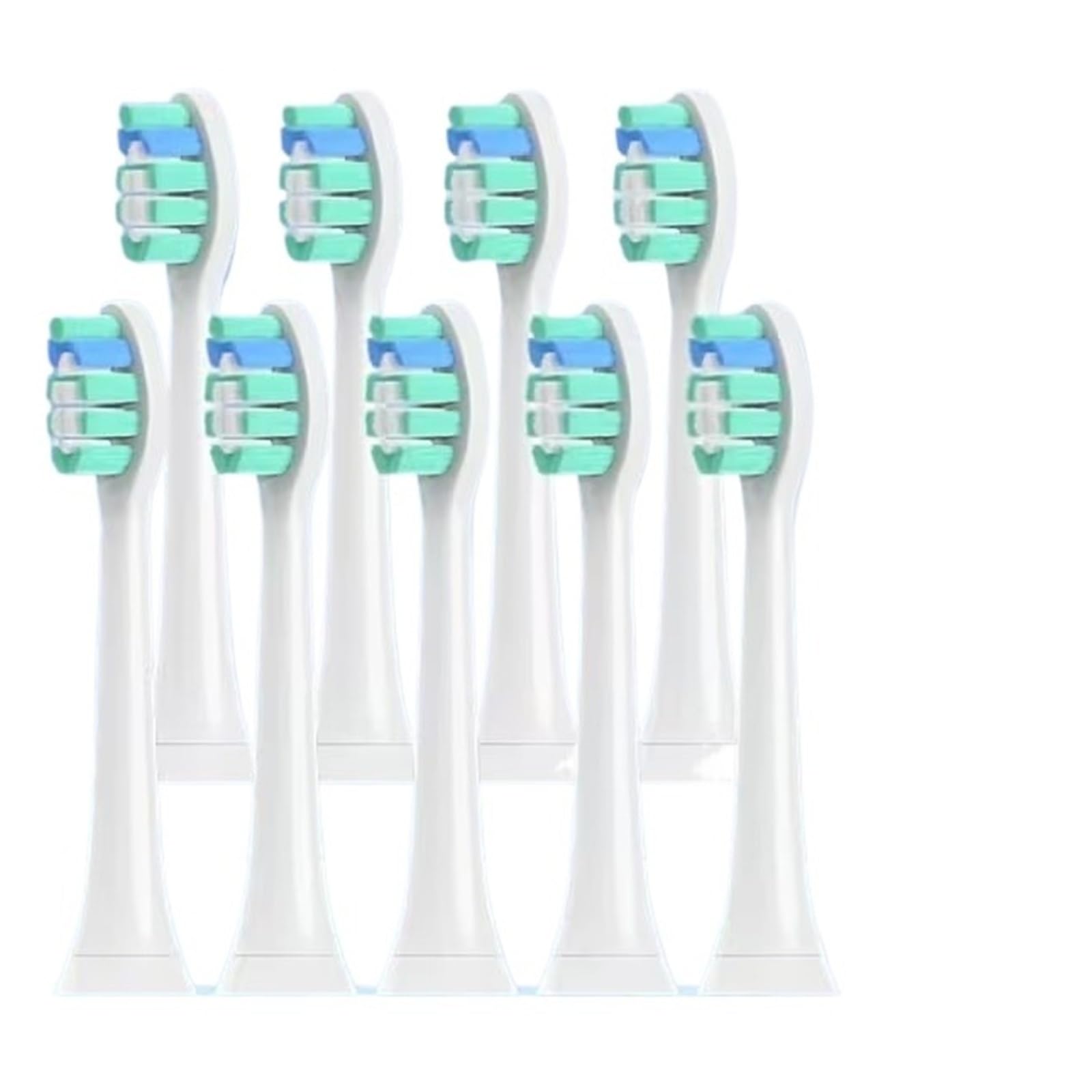 Cabezales de cepillo dientes repuesto Cabezal eléctrico(9pcs Green)