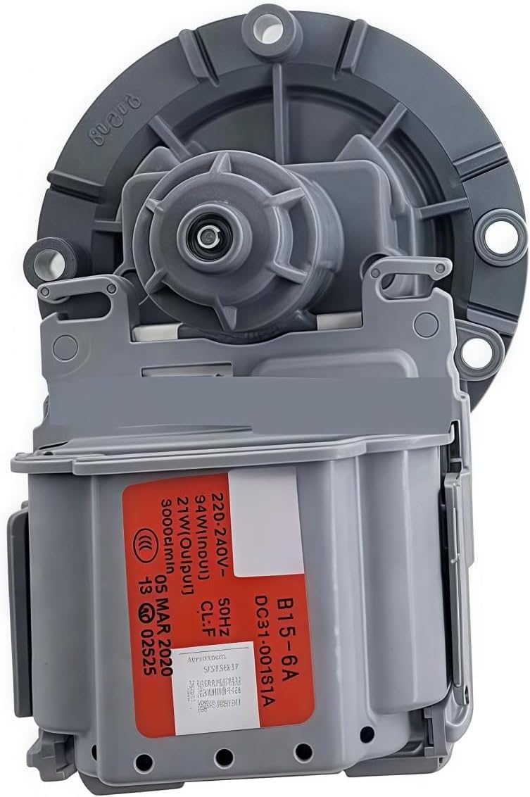 Drainage Replacement Part,Washing Machine Pump Motor, Compatible with B15-6A DC31-00181A
