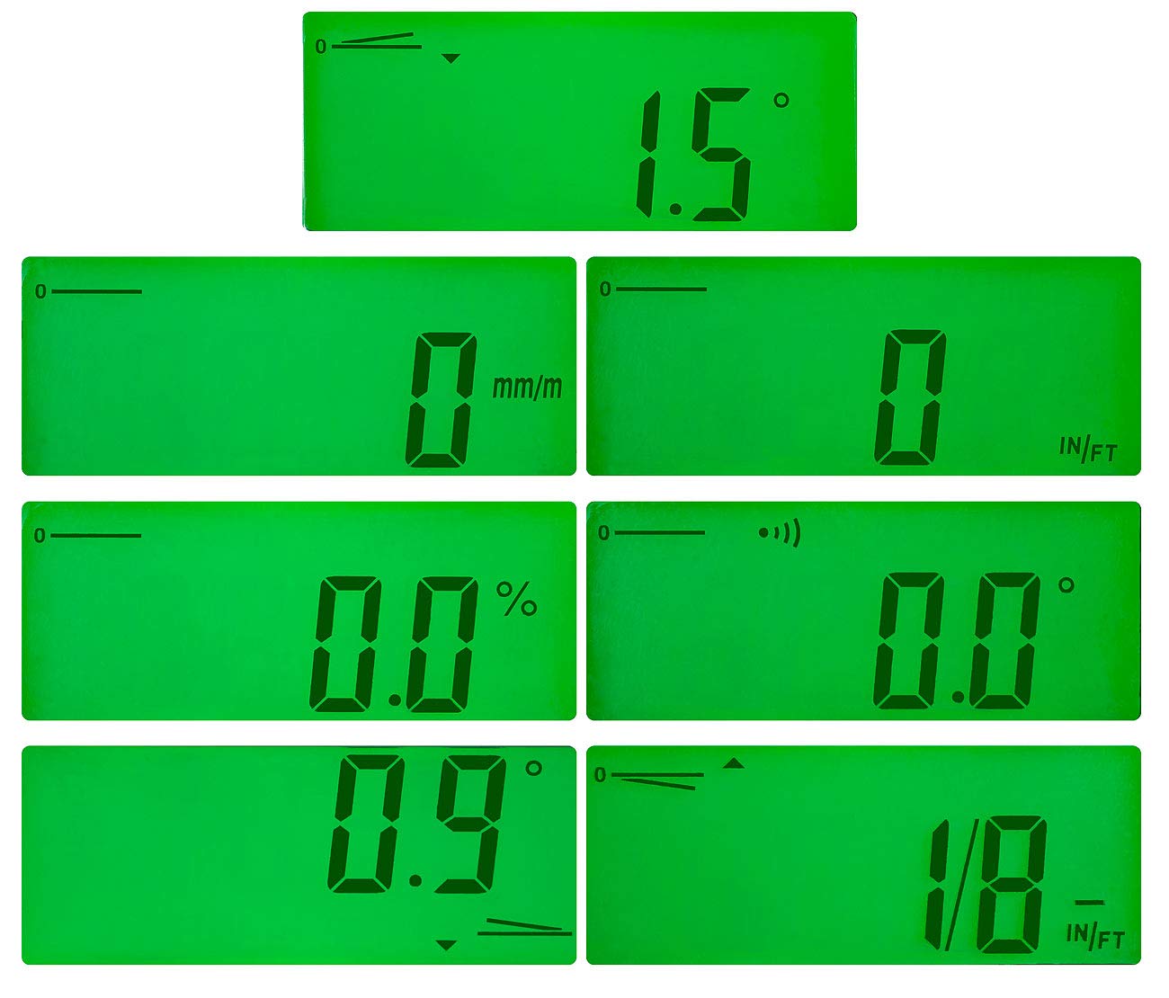 AGT Niveau numérique avec fonction mesure d'angle et écran LCD
