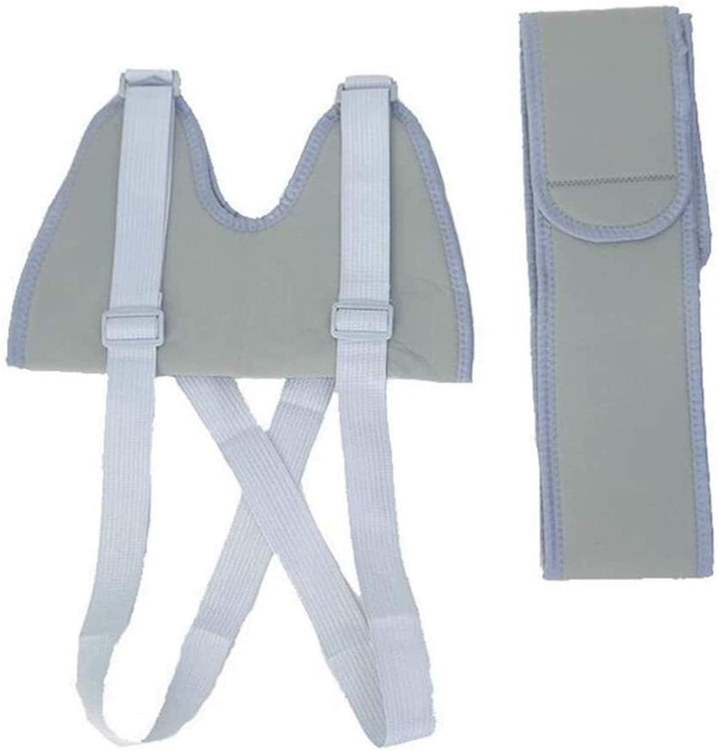 Inmovilizador de hombro con cabestrillo para brazo, cabestrillo para brazo compatible con protección de codo de mano izquierda y derecha adecuado para fractura de antebrazo, lesión por fract