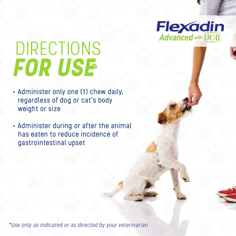 Vetoquinol Flexadin Advanced with UC-II Dog Joint Supplement for Dogs